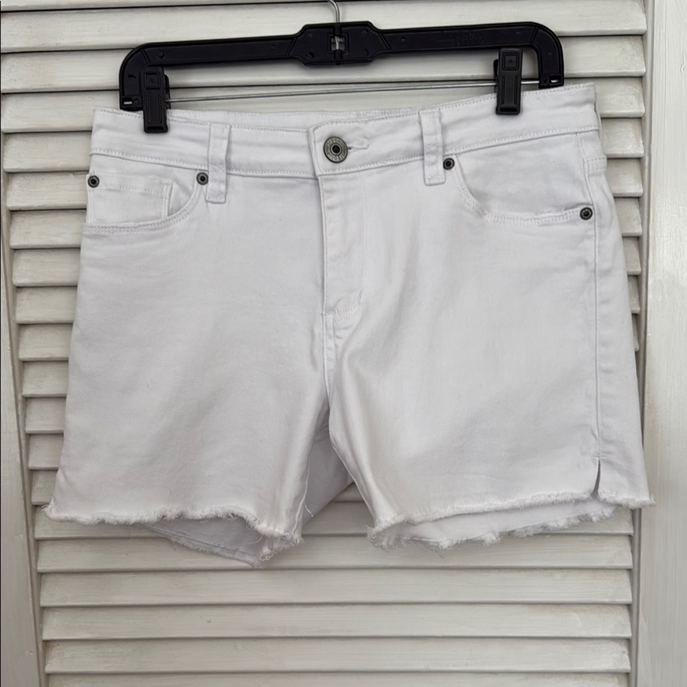 sts blue white denim shorts